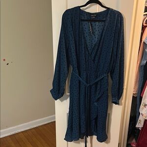 NWT Beautiful Ruffle Polka Dot Dress